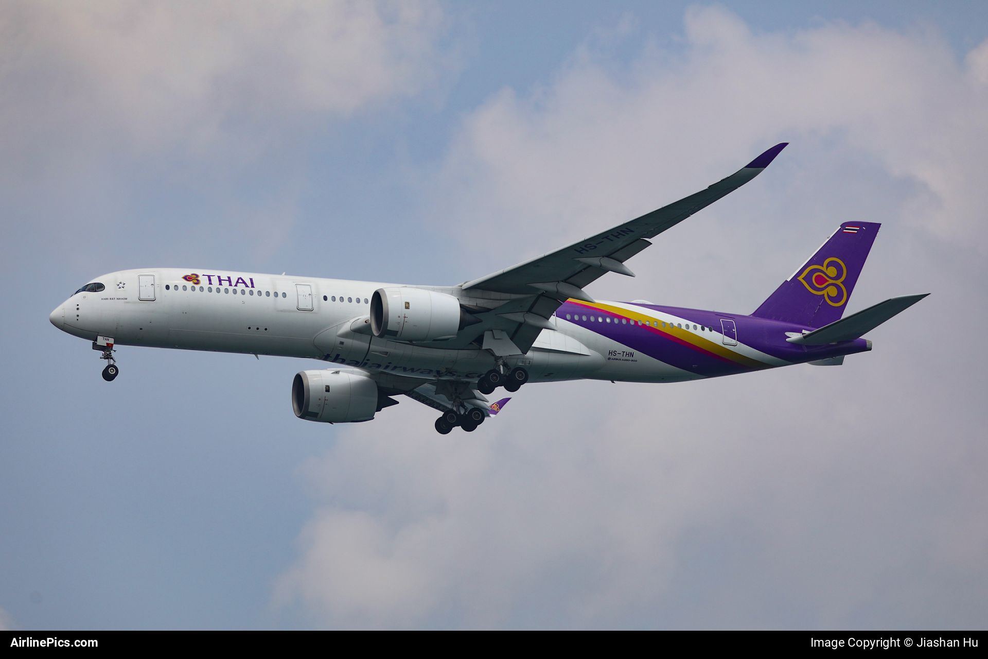 Thai Airways Airbus A350-900 - HS-THN at SIN